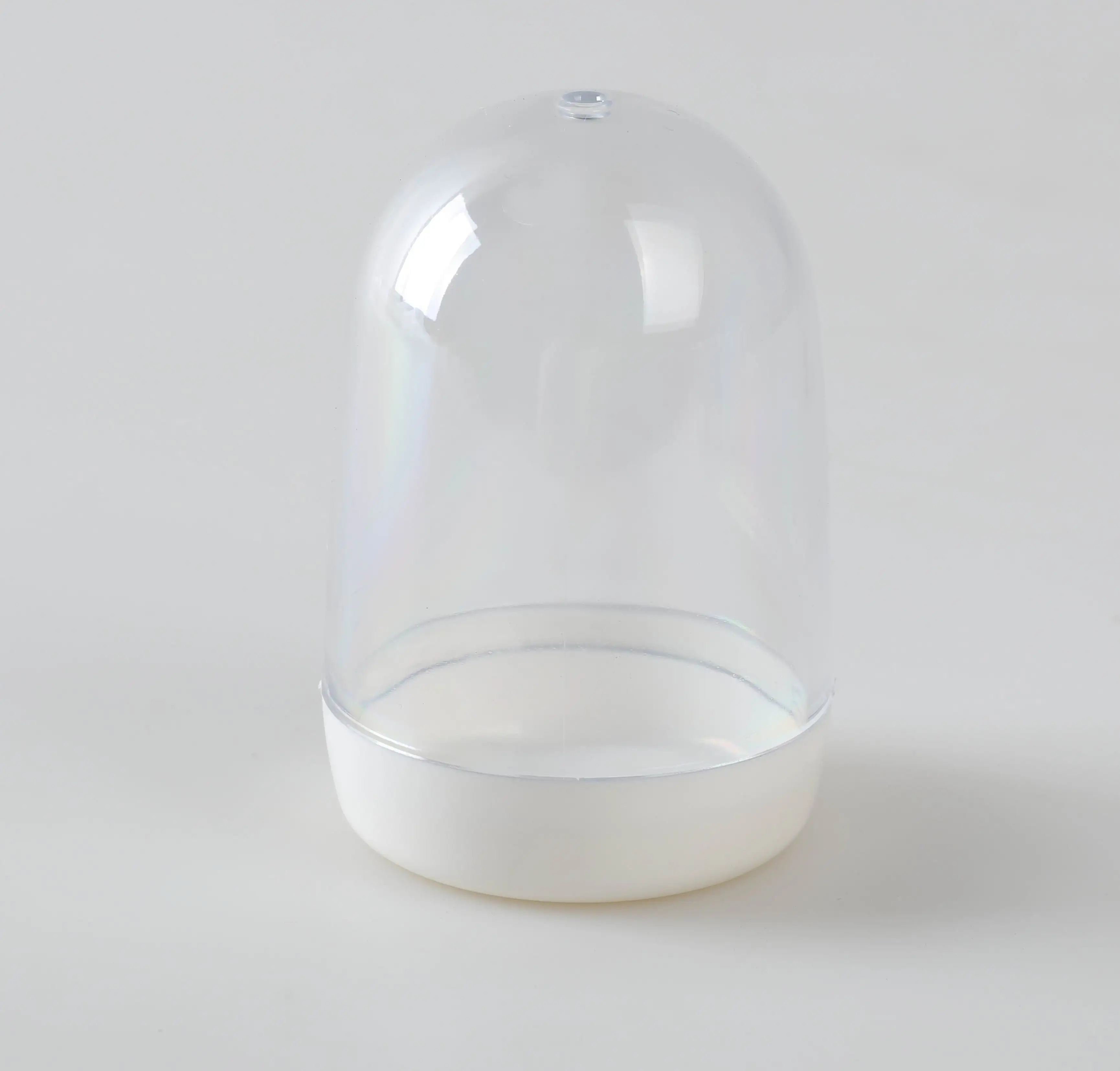 
Round shape plastic transparent toothpick holder toothpick container 