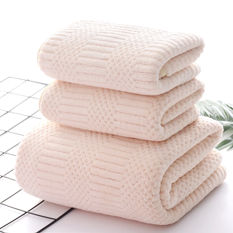 bulk absorbable coral fleece microfiber blanket or bath towel