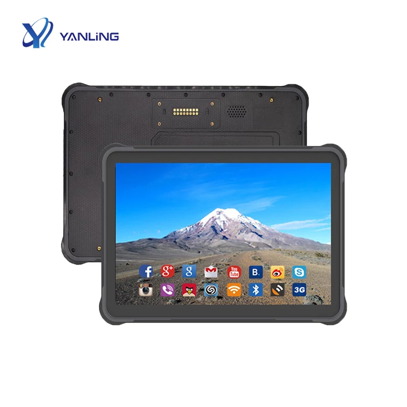 Восьмиядерный процессор MT6771 2,0 ГГц 6 ГБ/128 ГБ ОЗУ/ПЗУ Android 11 OS 10,1 дюйма промышленный прочный панельный ПК