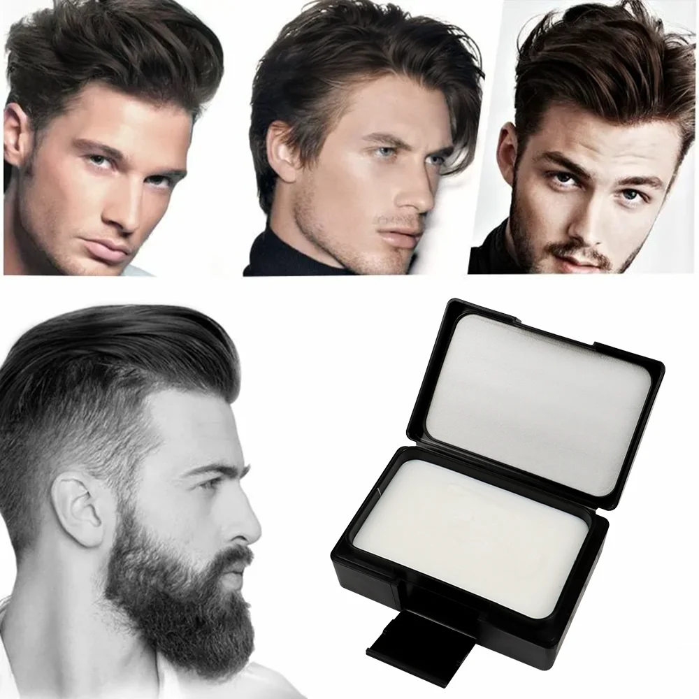 Square Box New Arrival Men Hair Styling Product Hair Fiber Clay Matte Texture Styling Type