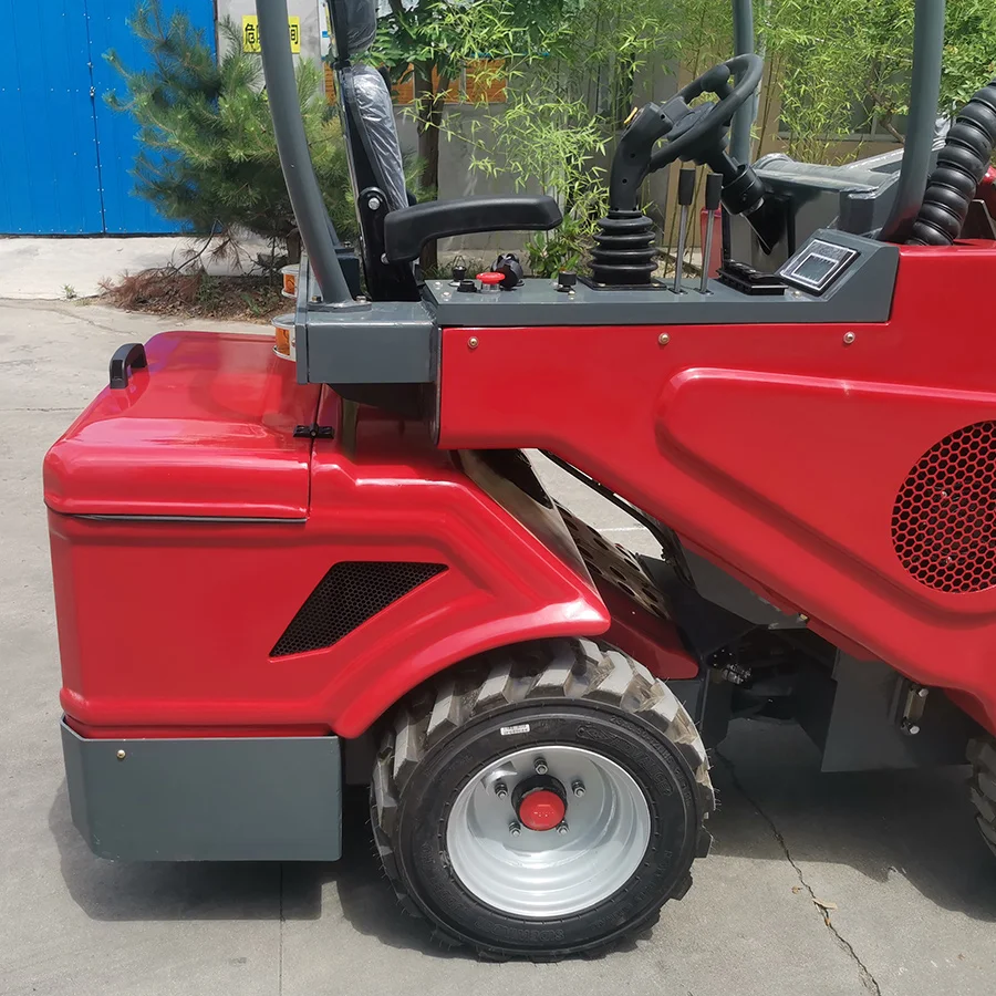 Factory Price 4Wd Full Electric Drive Mini Front End Loader DY620E Telescopic Wheel Loader