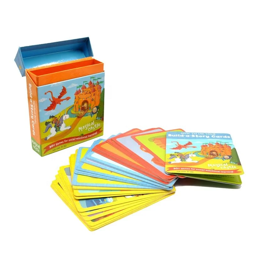 Custom phonics alphabets printing children flash card educational set