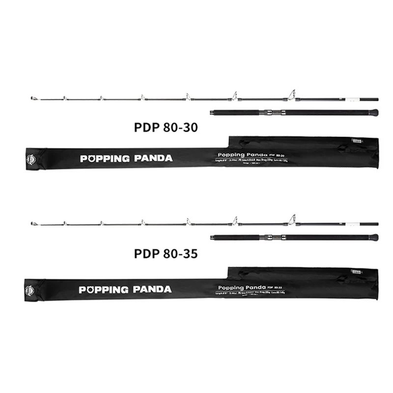 ECOODA PANDA Series PDP 80 Popping Rod 60g-140g Fishing Rod 30kg Drag Power Baitcasting Fishing Rod