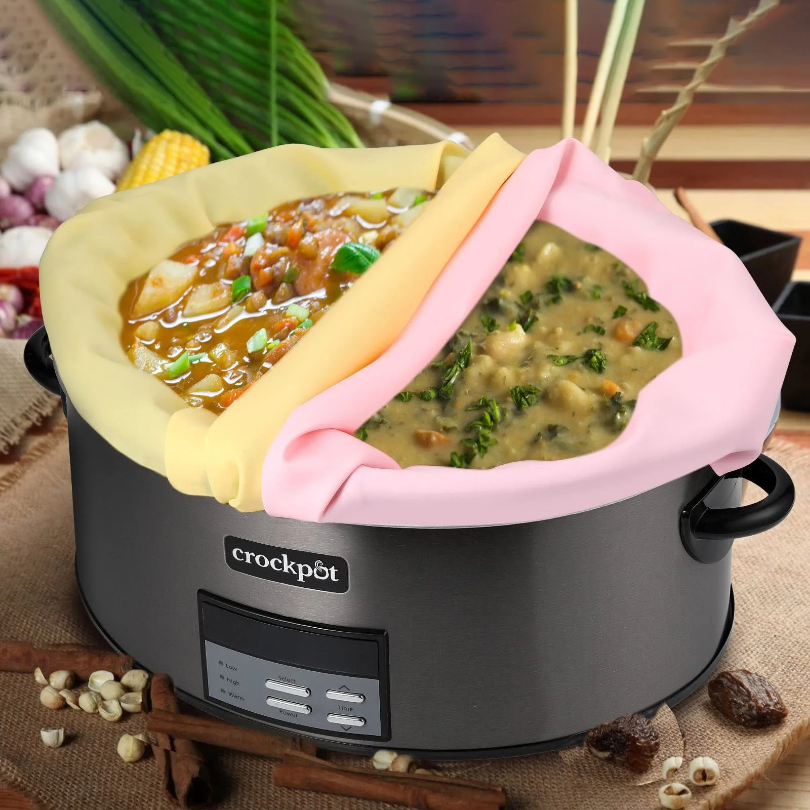 2024 Kitchens New Product Silicone Crockpot Slow Cooker Liners Bags Slow Cooker Liners Cooking Bag