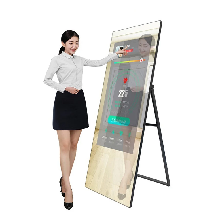 HD Smart Commercial Lcd Touch Screen Advertising Player Floor Stand Signage LCD Display Digital Advertising Screen Equipment