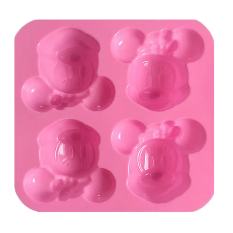 Silicone Chocolate Mold Tray Creative Star/heart/round/square Shaped Ice Cube