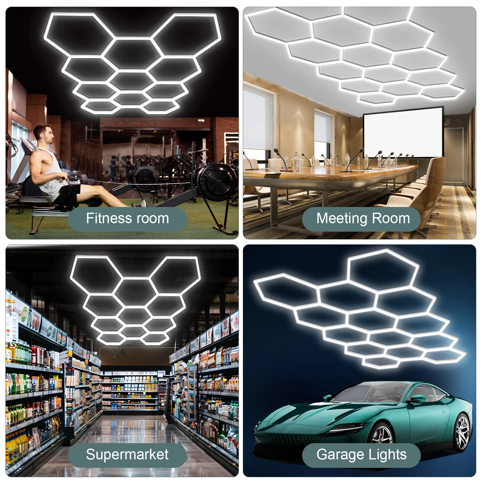 honeycomb shaped stage type lights work light for honeycomb shaped  of working lights hexagonal led lamp honeycomb  car light