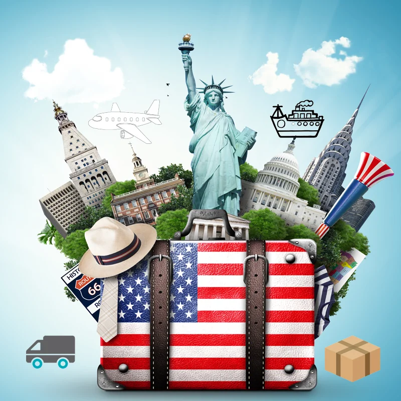 DDP DDU door to customs clearance service air freight usa shipping