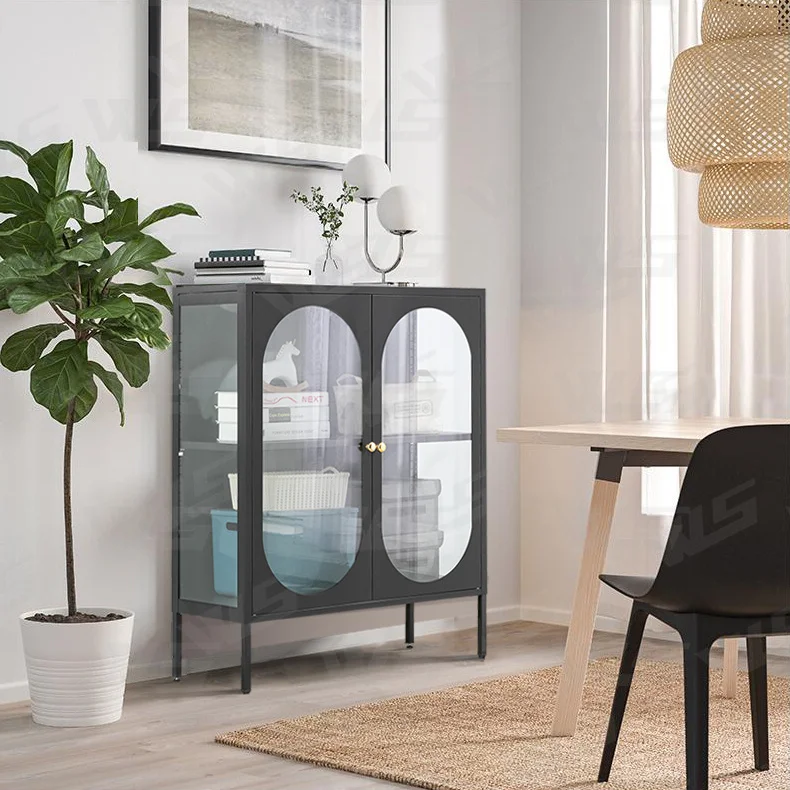 Wholesale Price Double Door Modern Design Cheap home Storage Steel Metal Cupboard File Cabinet