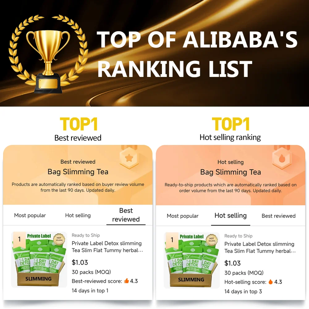 Chinaherbs effective slimming products burn fat the minceur flat tummy stomach 14 days custom fit tea for sale