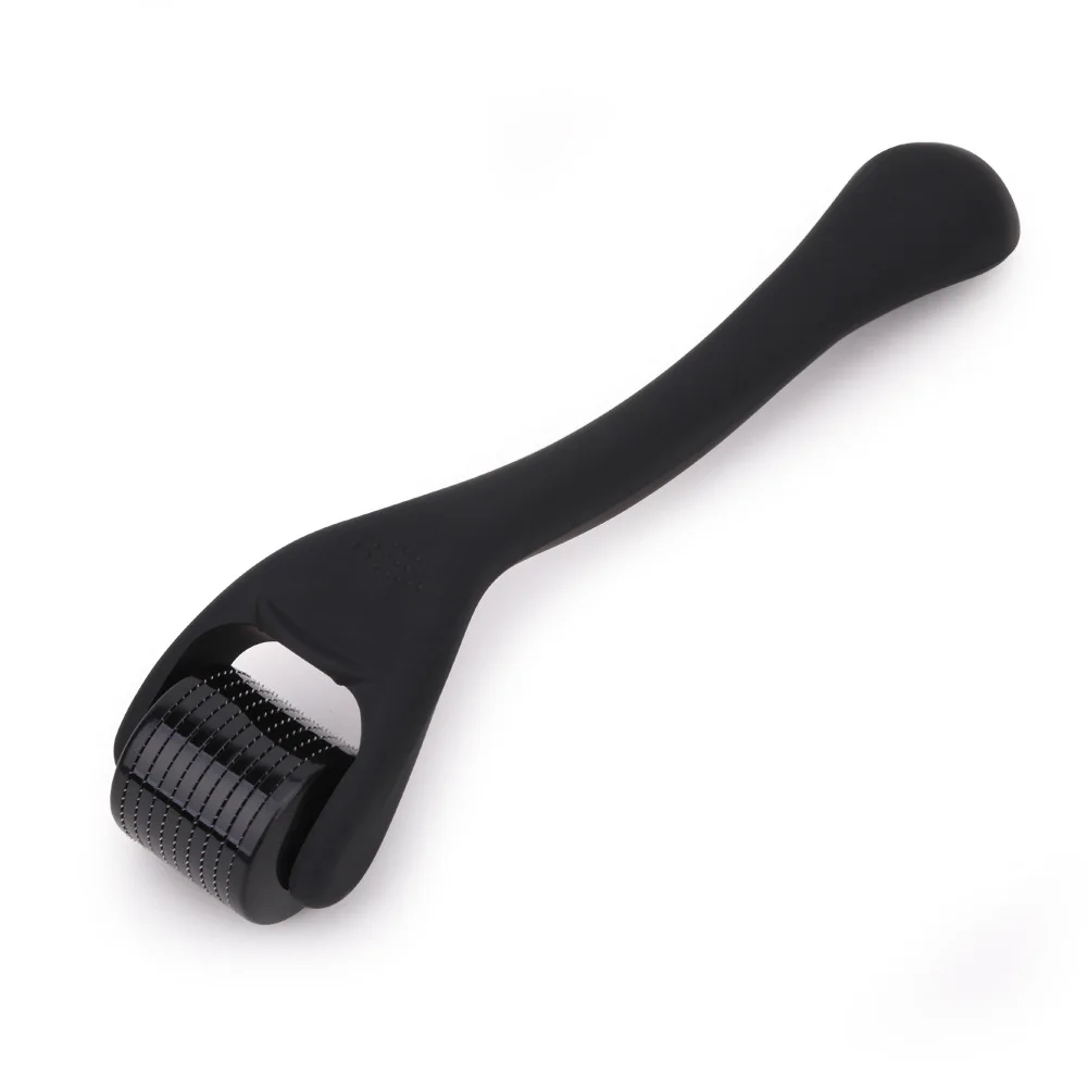 Customization ODM/OEM Service 540 needles derma roller with matte black casing dermaroller