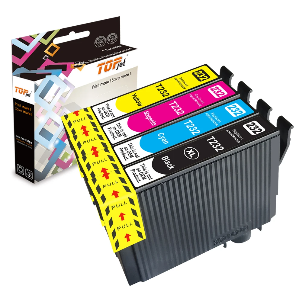 Topjet 232XL 232 T232 T232XL Compatible InkJet Ink Cartridge for Epson WorkForce XP-4200 4205 WF-2930 2950 Printer