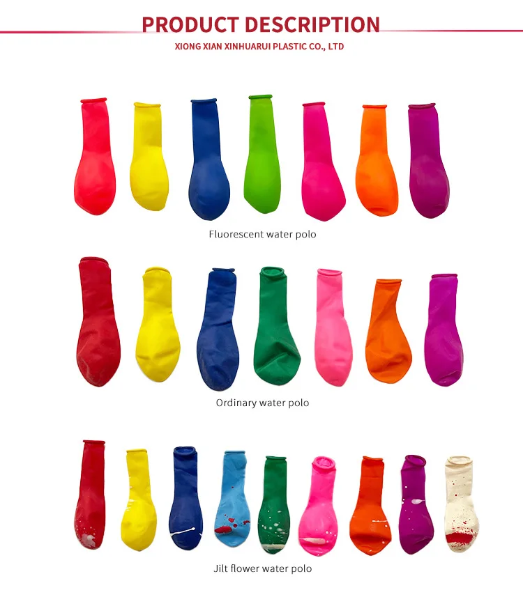 globo de agua de 3 pulgadas de la fabrica colores surtidos bomba agua water balloon al por mayor