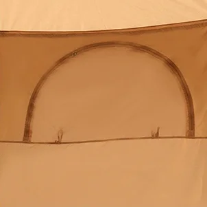Luxury Mould-proof Waterproof 285gsm Cotton Canvas Bell Family Tent for Glamping