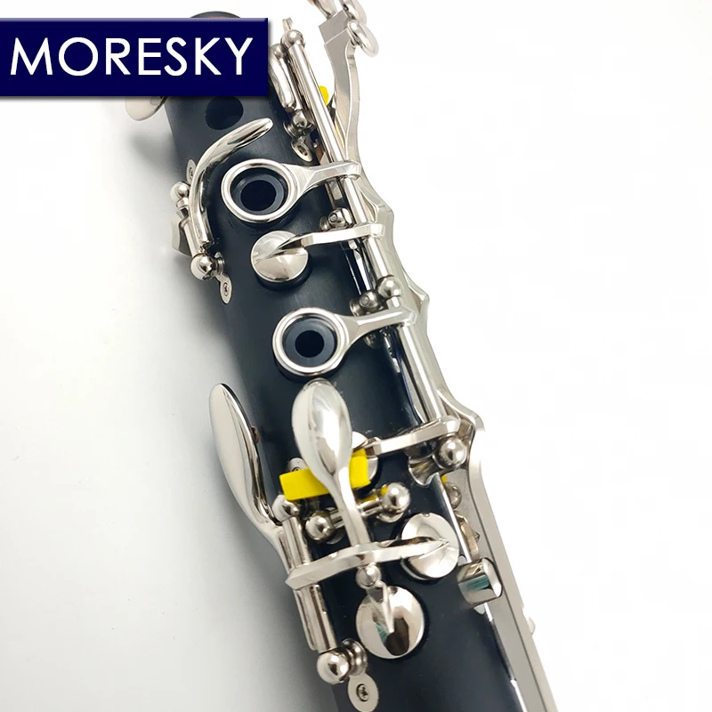 MORESKY Clarinet Ebonite/Hard Rubber 17 Keys Woodwind Instrument E126 (OEM)