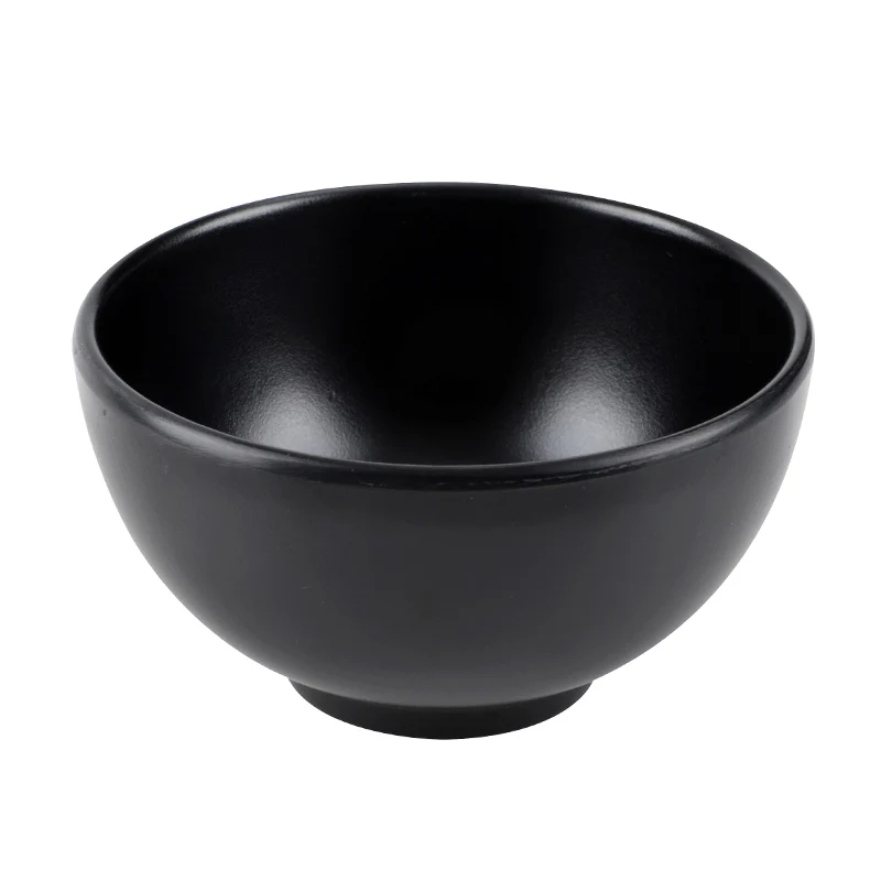 Wholesale Black A8 100% Melamine Rice Bowl, Plastic Matt