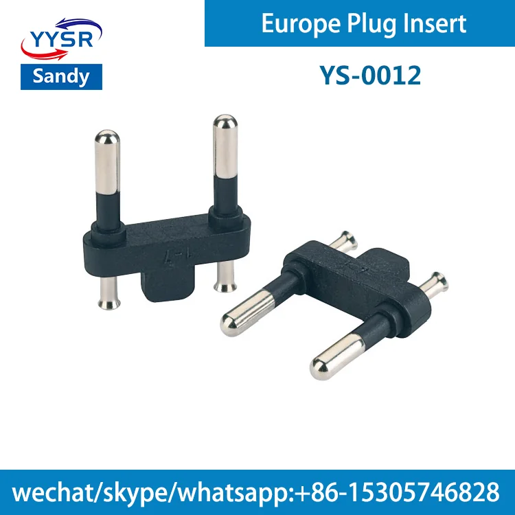 YS-0012 European plug ( euro 2 pin power plug )