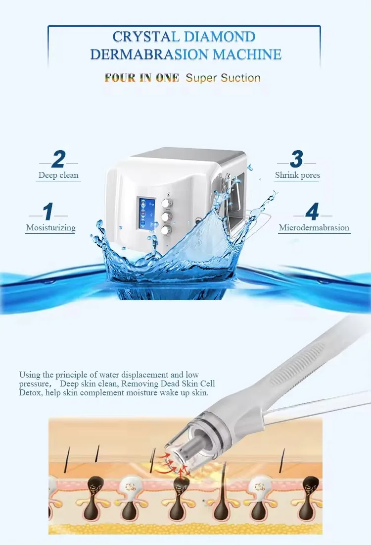 Aqua Peel Diamond Microdermabrasion Deep Cleaning dermabrasion Machine For Face Cleaning