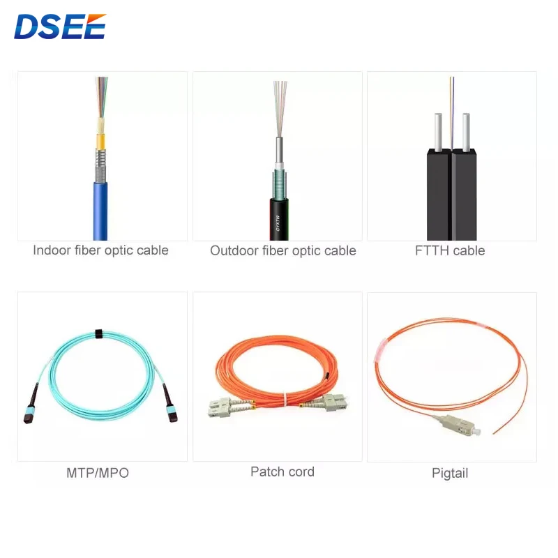 GYTS double 6 core single mode internet outdoor fiber optical cables