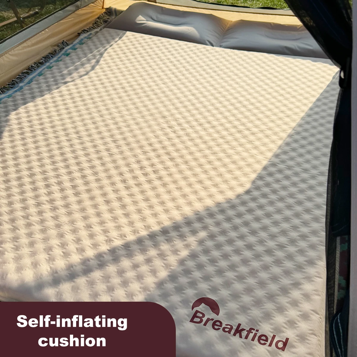 Fold Camping Sleeping Pad Inflatable Mattress Single Outdoor Inflated Mats Ultralight Camping Air Mattress Leisure Mat