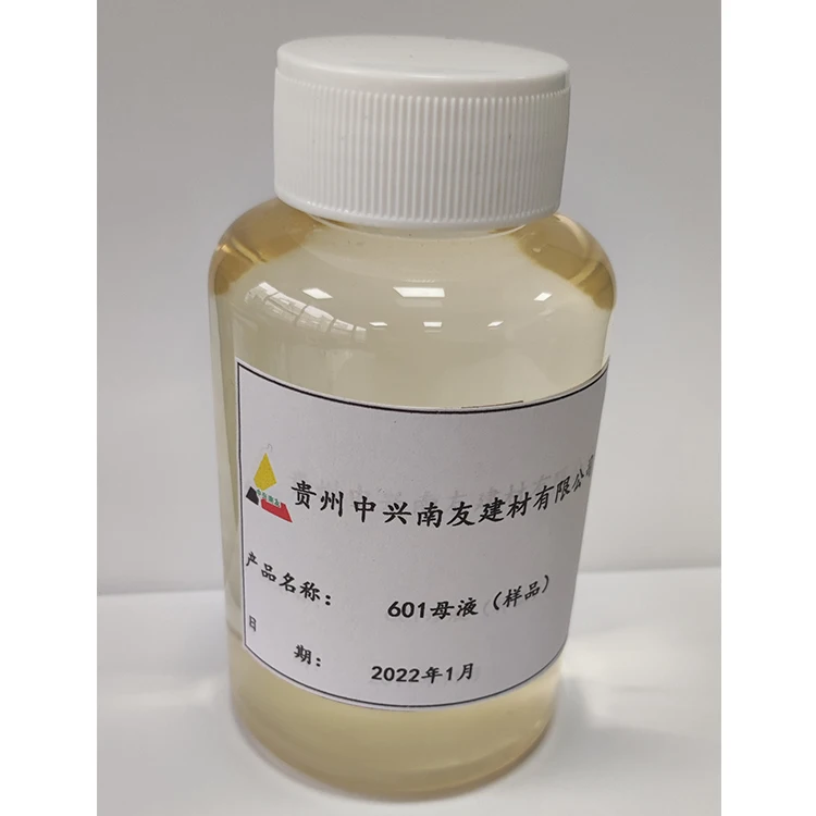 Chinese Polycarboxylate Superplasticizer Water Reducer 601 Mother Liquor