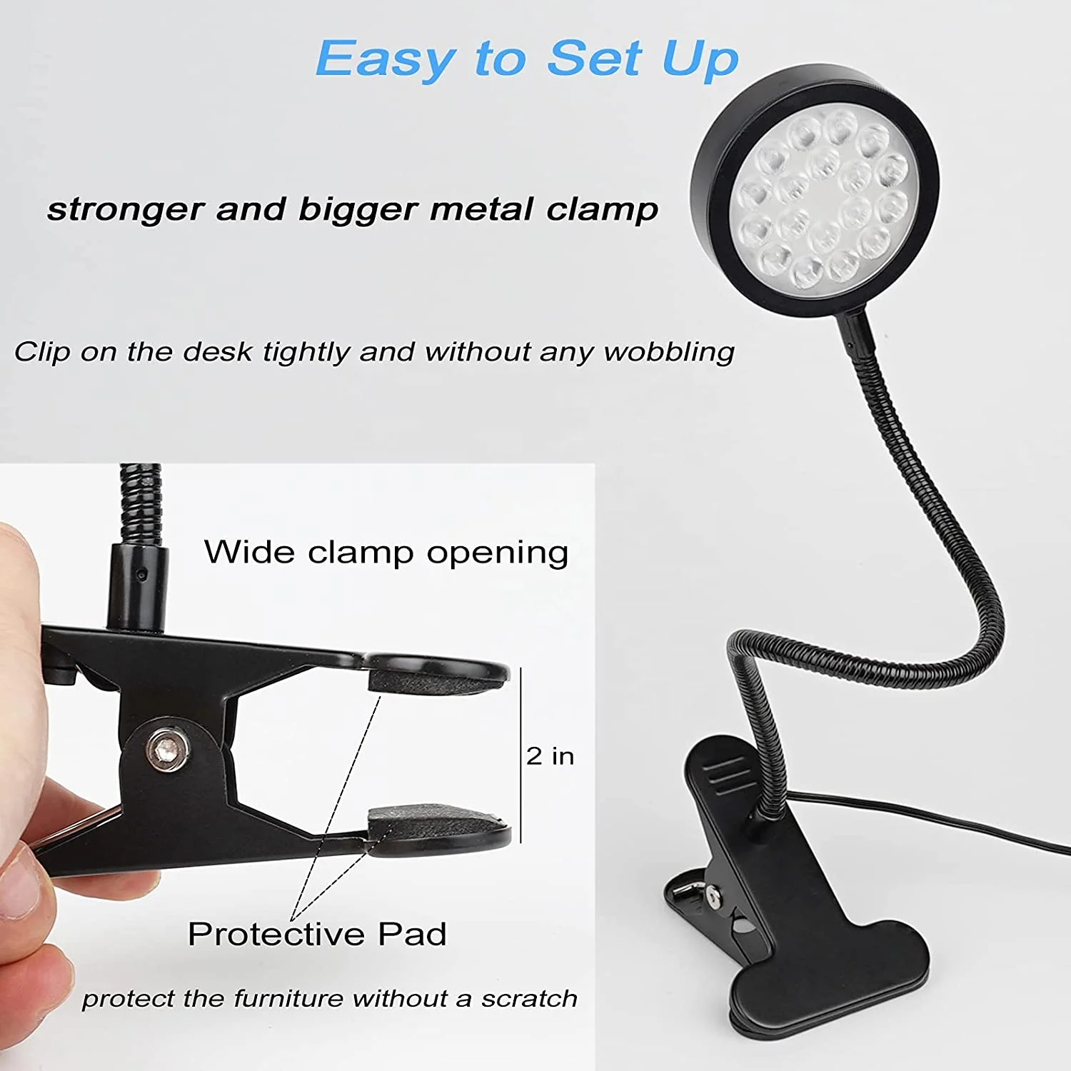 small portable UV finger drying lamp 5W black light table lamp for nail gel