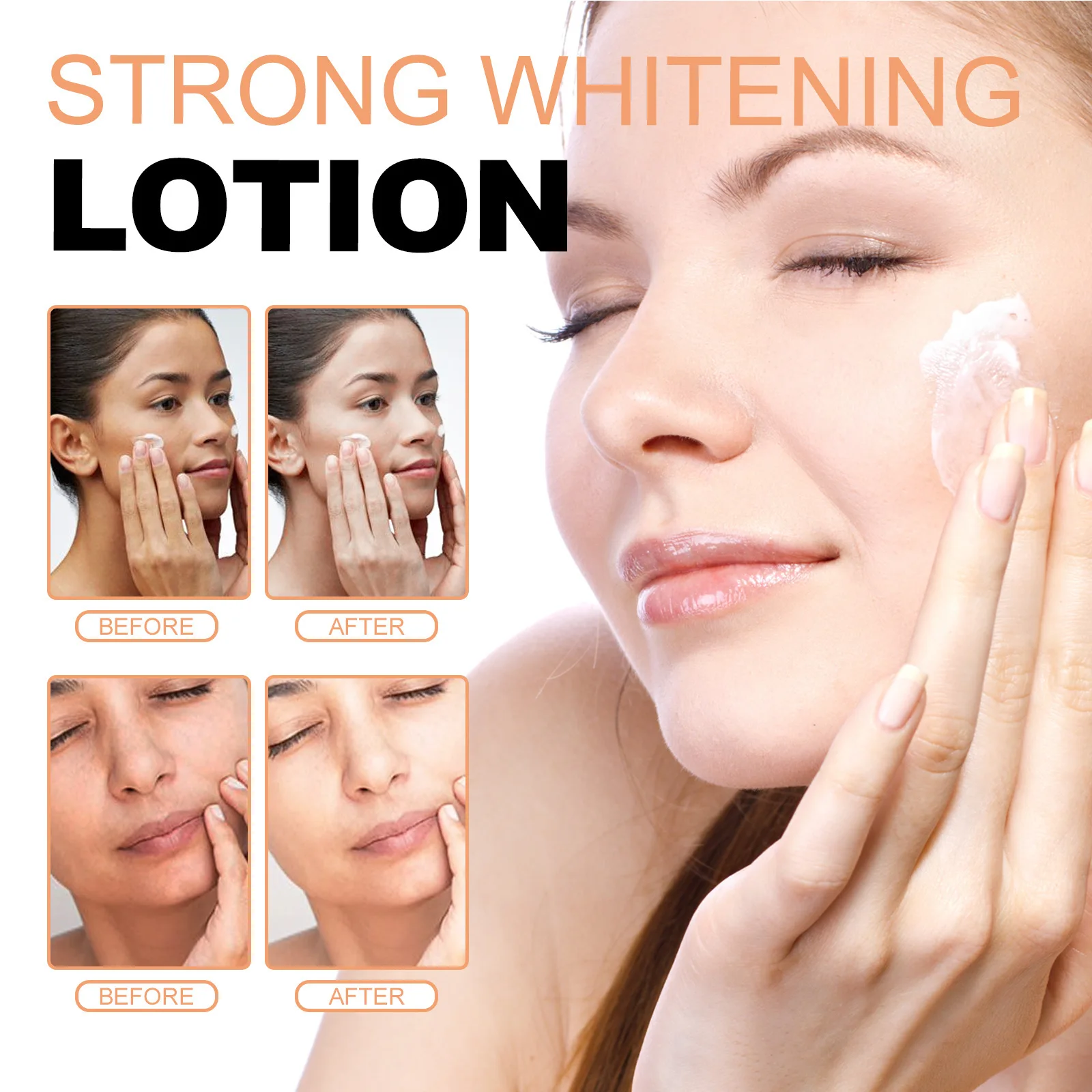 West & Month brightening white facial cream brightens skin color brightening moisturizing repairing dark tender facial skin 100g