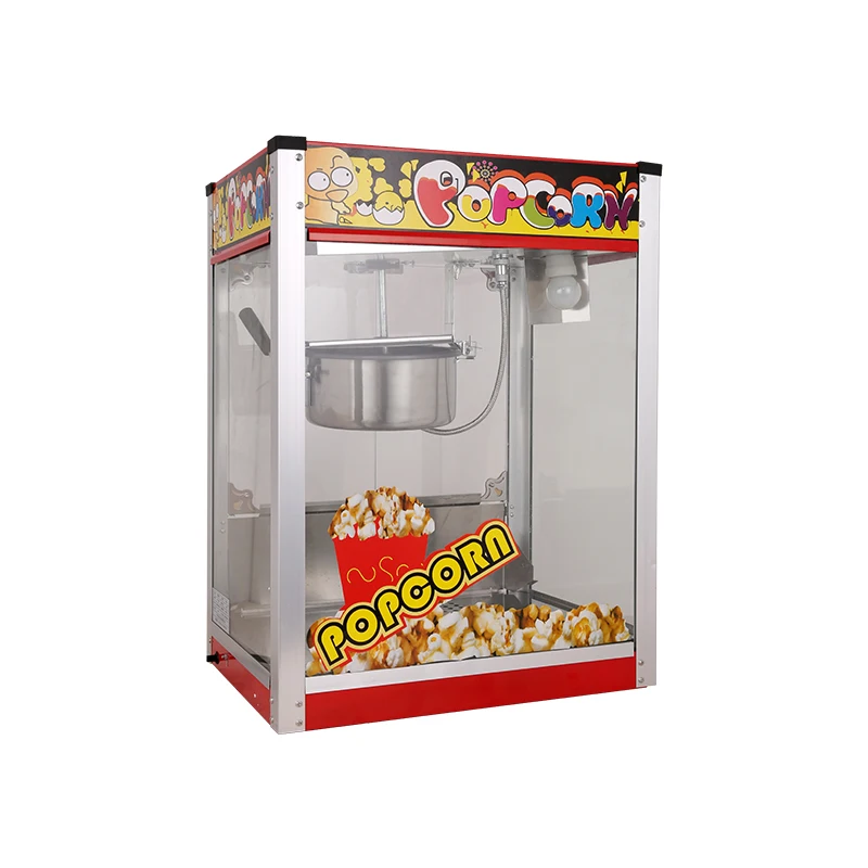 Fuqi Commercial 8oz Popcorn Making Machine Table Top Popcorn Maker Snack Machines Electric Cinema Popcorn Machine