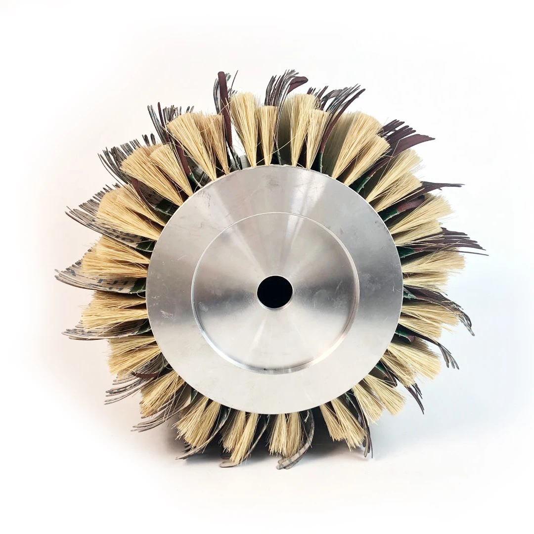 CNC polishing wooden sisal strip sander roller brush in Polishing Machine