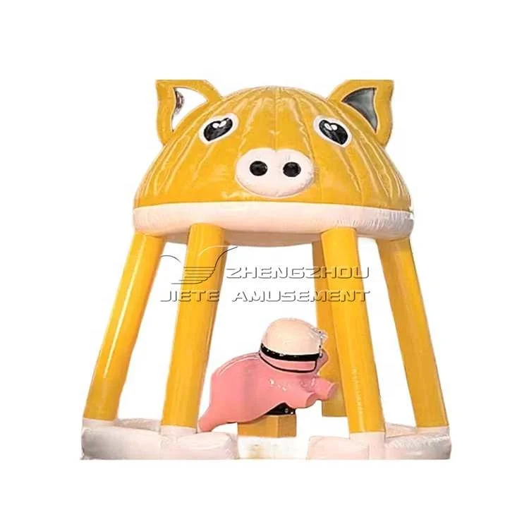 Discount Commercial sport game mechanical bull riding challenge machine inflatable rodeo bull/pig ride
