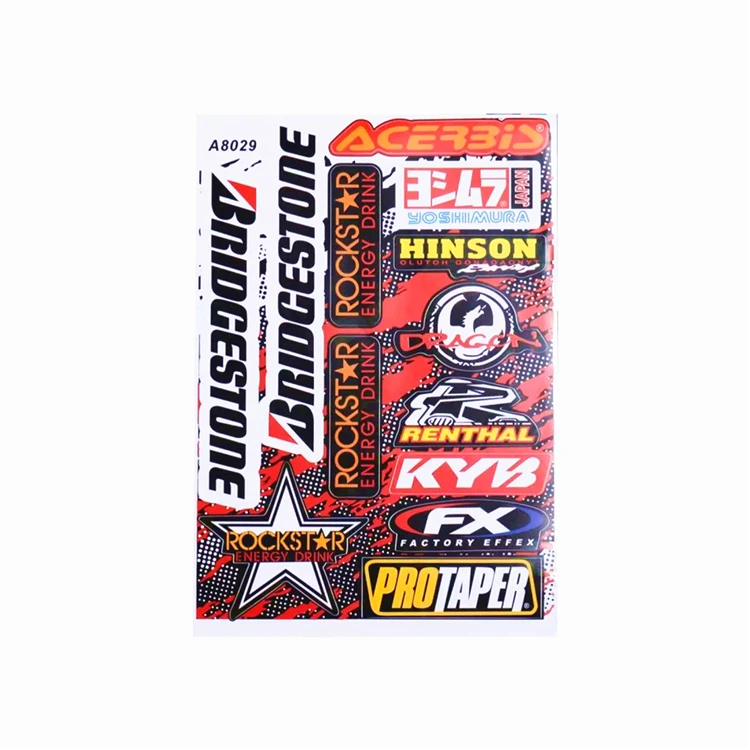 Kiss Cut Waterproof A4 Sticker Printing Vinyl Label Sticker Wrap For Car Bike Scooter Laptop Skate Cool Kids