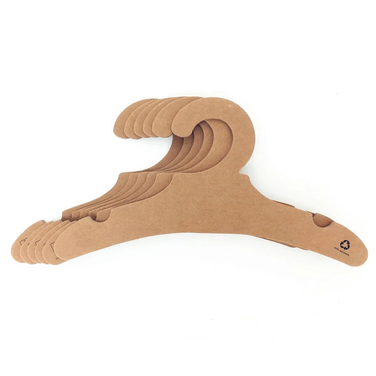 Wholesale cheap customized cardboard clothes hanger