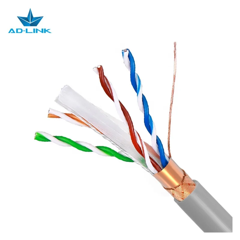 Indoor Pvc Cat 6 S-ftp Lan Cable 250 Mhz 1000 Mbps Broadband Speed Utp Network Cables Cat6