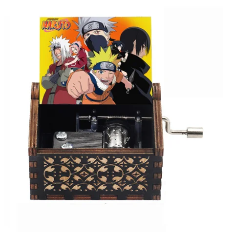 Anime Themed Wooden Music Box Naruto Music Box