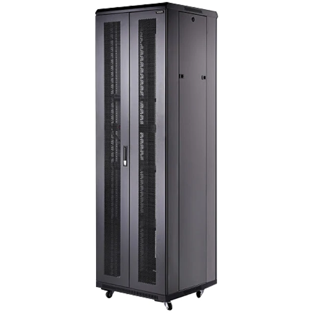 37U 19 inch manufacturer double mesh door network server rack cabinet  telecom indoor  date center