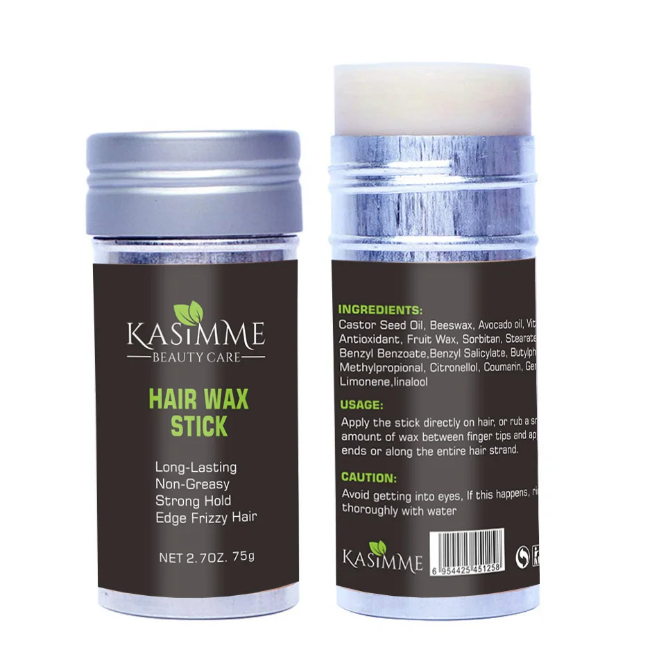 Coconut Scent Hair Wax Stick Edge Control Coconut Scent Oil Hair Wax Stick