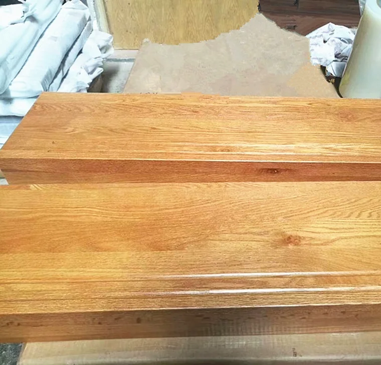 Wood Stair Tread - Wood Stair Treads/Riser/Steps made of Acacia/Rubber Finger Joint Panel