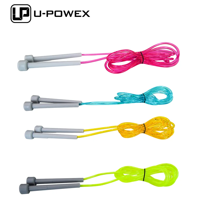 
Customized logo wholesale color pvc skipping speed jump rope for fitness 