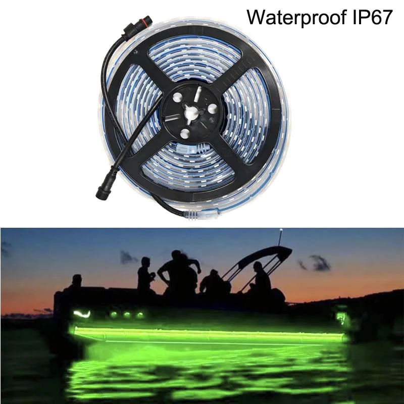 High Quality Waterproof Pontoon Boat Light, Marine Led Light Strip for Duck Jon Bass Boat Sailboat Kayak Flex Lighting