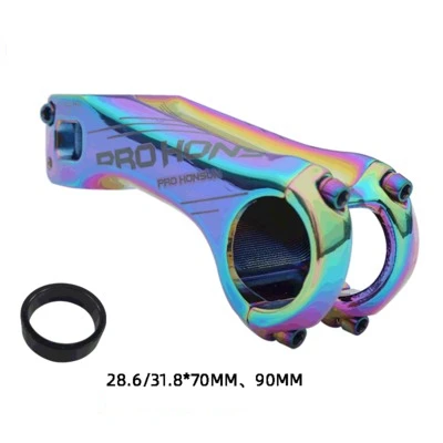 Customized Colored Aluminum Bicycle Handle CNC Machined Bike Handlebar Stem Color Bicycle Parts