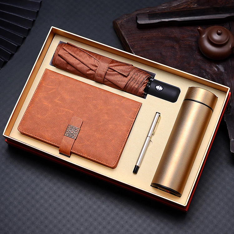 3-6 In 1 Custom Promotional Corporate Items Business Office Notebook Luxury Souvenirs Gift Sets