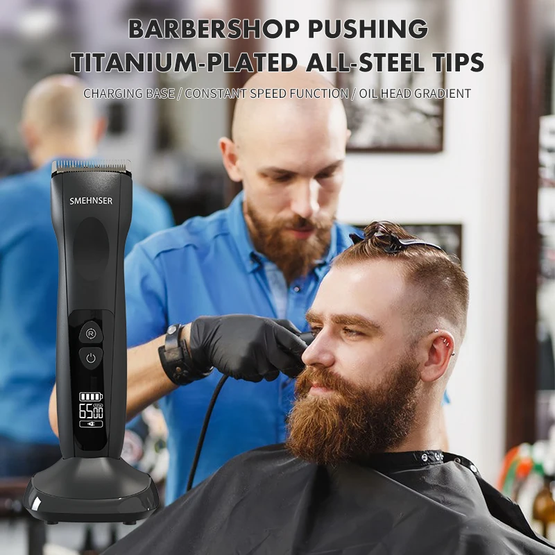Amazon best sales electric trimmer professional hair clipper  lcd professional hair trimmer cordless hair clippers for men