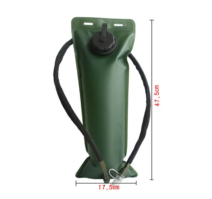2.5 3 L Leakproof Outdoor Running Trekking Tactical Backpack Water Hydration Bladder with Insulated Tube