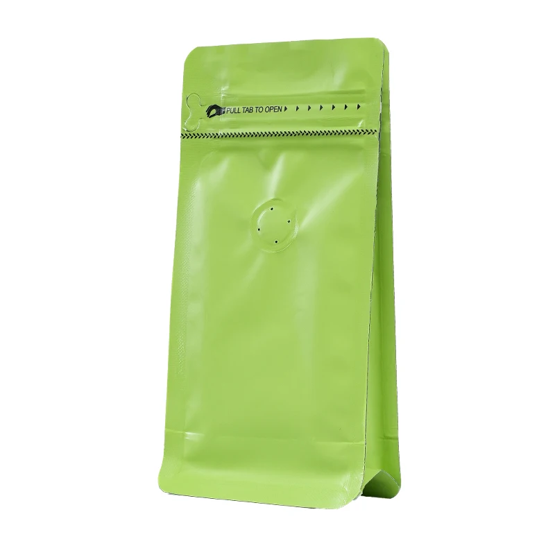 Compostable Distribution 5lb Coffee Bags Coffee Beans Packaging Bag Coffee Bag with Valve 500g