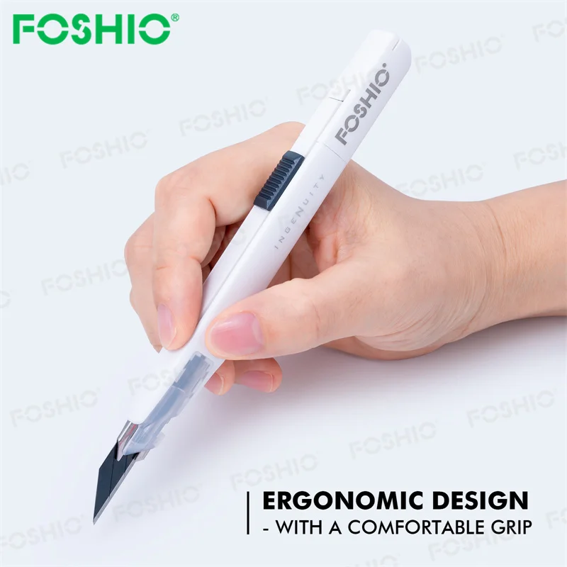 Foshio Wholesale Diy Adhesive Vinyl Wrap Film Safety Utility Box Knife Cutter