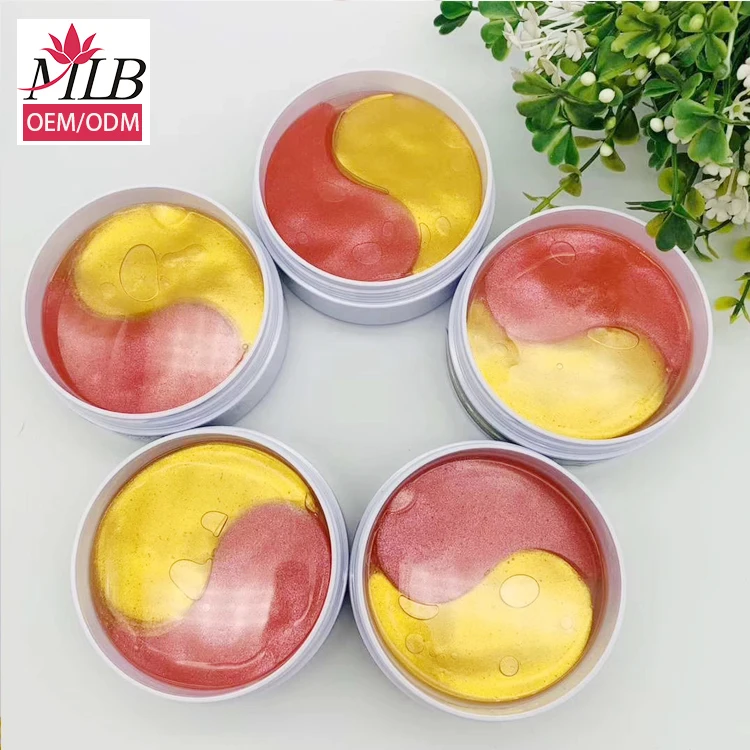 Hot selling anti wrinkle firming skin care tightening eye patches crystal collagen eye mask green patches for eyes and lips