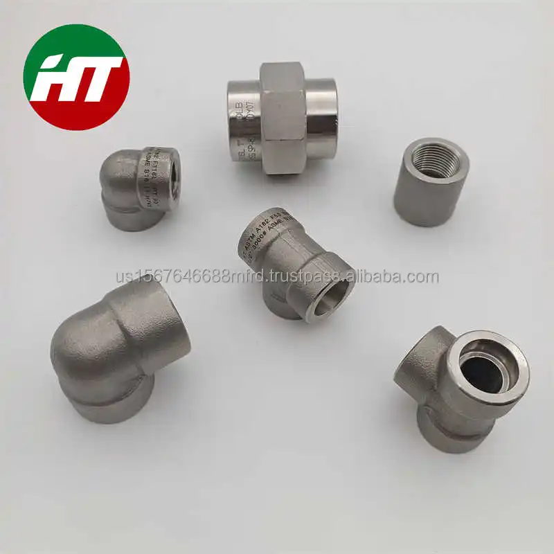 ASME B16.11 astm a105n forged carbon steel fittings forged elbow fitting ansi b 16.11 pipe fittings
