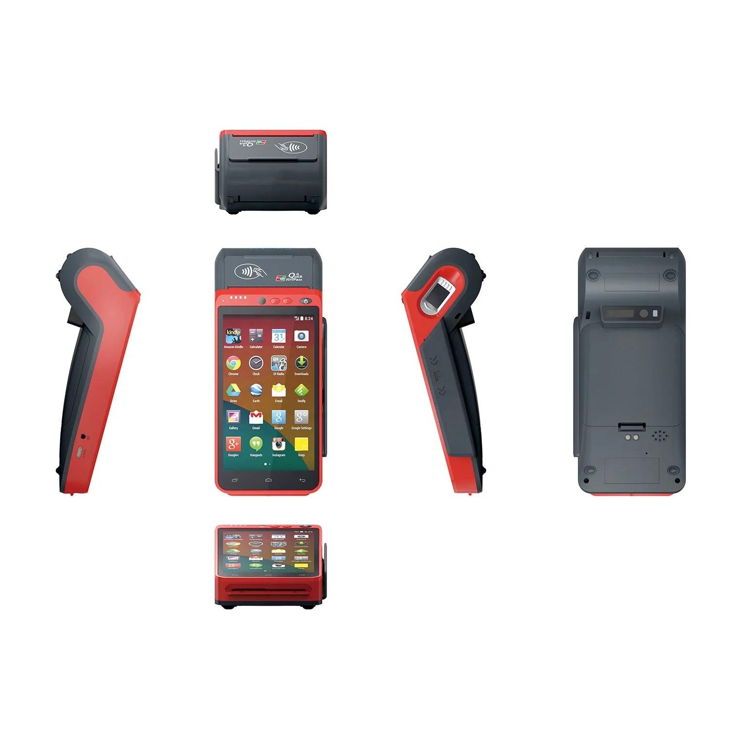 Pos Android Open QR Code Mobile Payment портативный POS-терминал Impressora Termica с 58 мм термопринтером