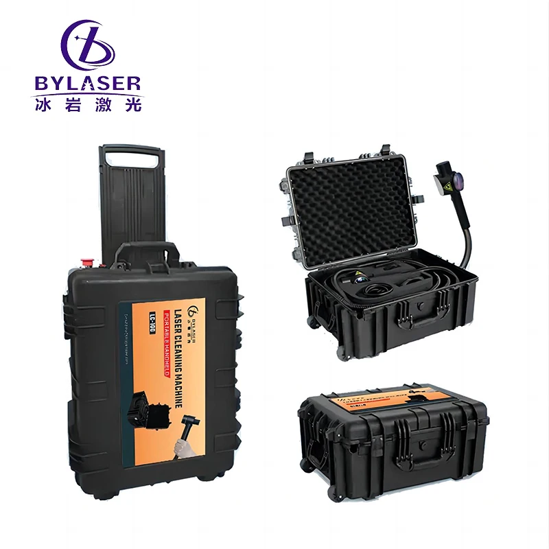 Best price Laser Cleaning Equipment For Electrical Parts Cleaning 100W 200W Pulse Laser Cleaning Machine For Paint Oil Remove