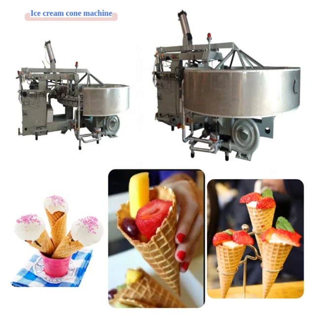 Commercial  full automatic cone ice cream machine